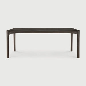 Ethnicraft – PI – Table Pi – Teck brun foncé - 200 cm