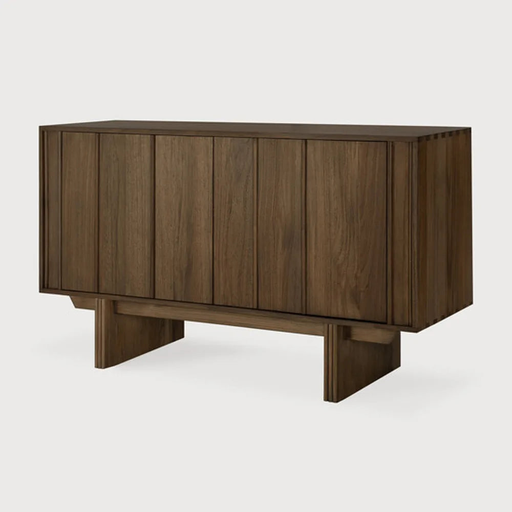 Ethnicraft – Pillar – Buffet Pillar – Teck wild brown - 119 x 45 x 70 cm