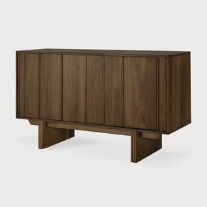 Ethnicraft – Pillar – Buffet Pillar – Teck wild brown - 119 x 45 x 70 cm