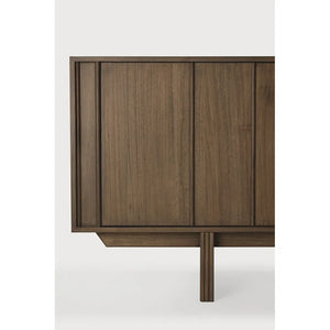 Ethnicraft – Pillar – Buffet Pillar – Teck wild brown - 119 x 45 x 70 cm