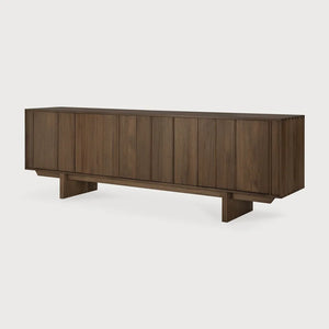 Ethnicraft – Pillar – Buffet Pillar – Teck wild brown - 220 x 45 x 70 cm