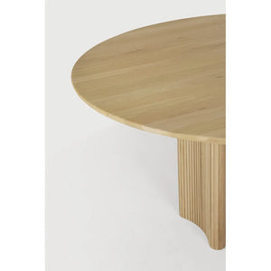 Ethnicraft – Roller Max – Table Roller Max – Chêne - 150 x 150 cm - Rond