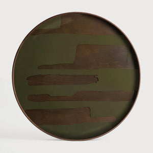 Ethnicraft – Second Nature – Plateau En Verre Second Nature – Rond - Extra Large