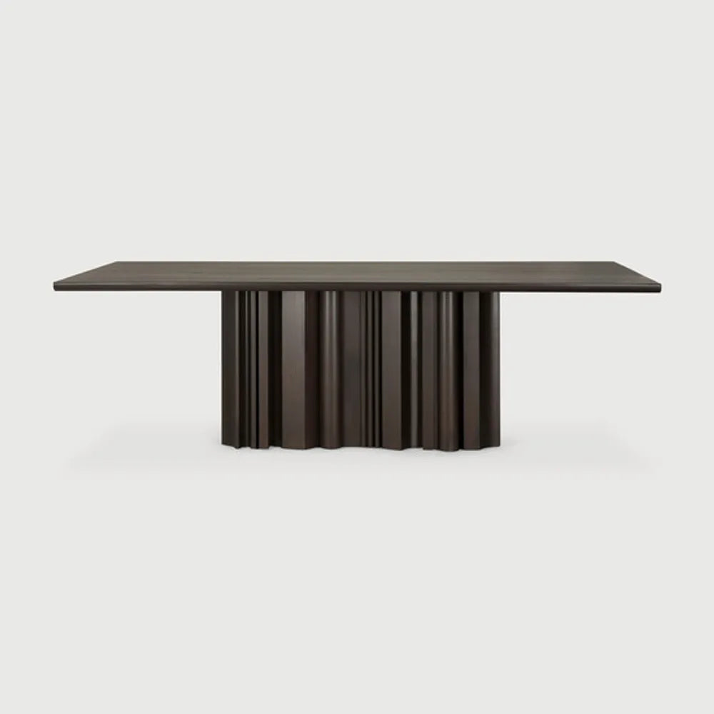 Ethnicraft – Sequence – Table Sequence – Acajou brun foncé