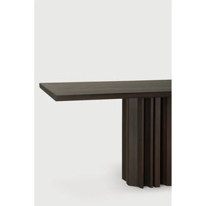 Ethnicraft – Sequence – Table Sequence – Acajou brun foncé
