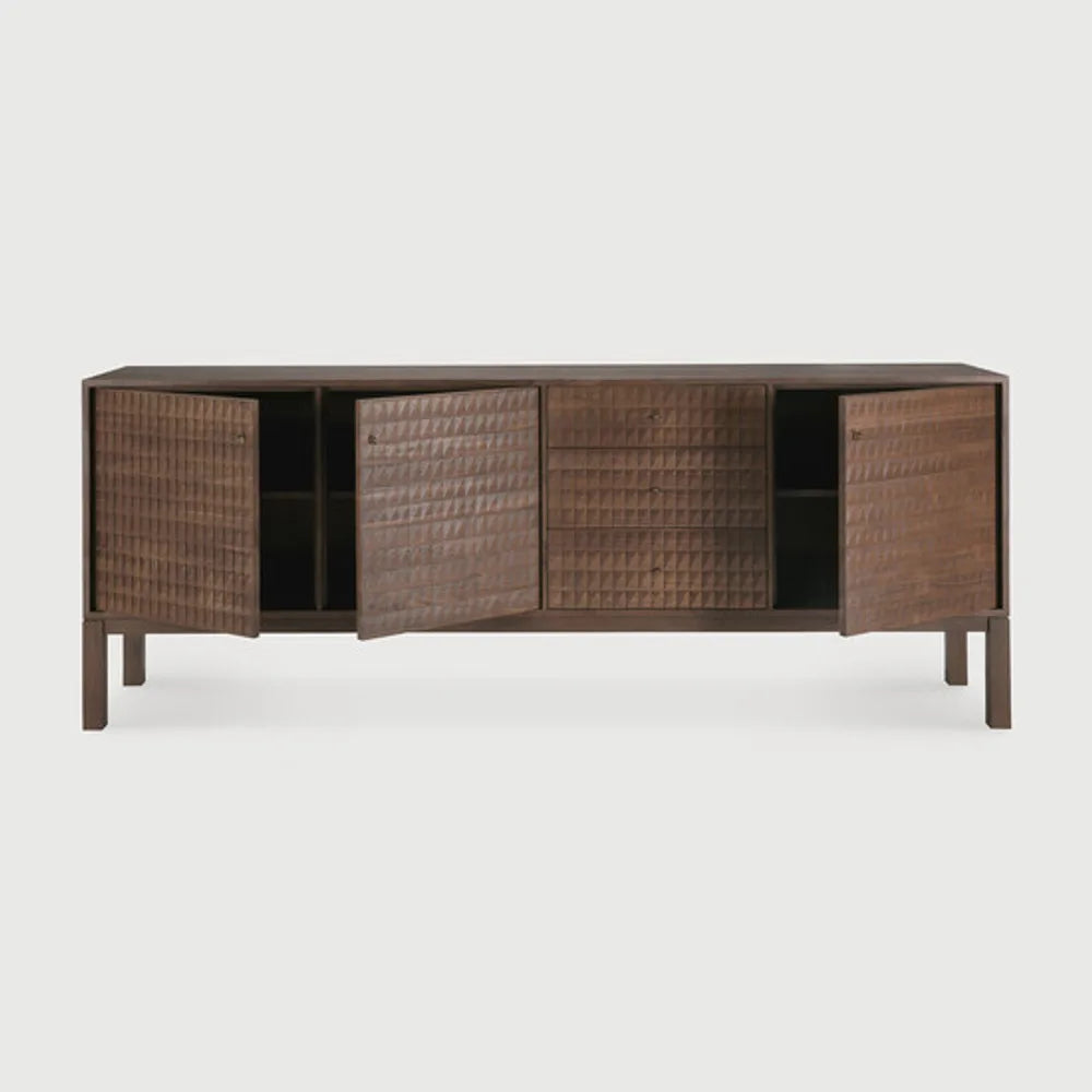 Ethnicraft – Sono – Buffet Sono – Teck light brown - 228 cm