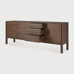 Ethnicraft – Sono – Buffet Sono – Teck light brown - 228 cm