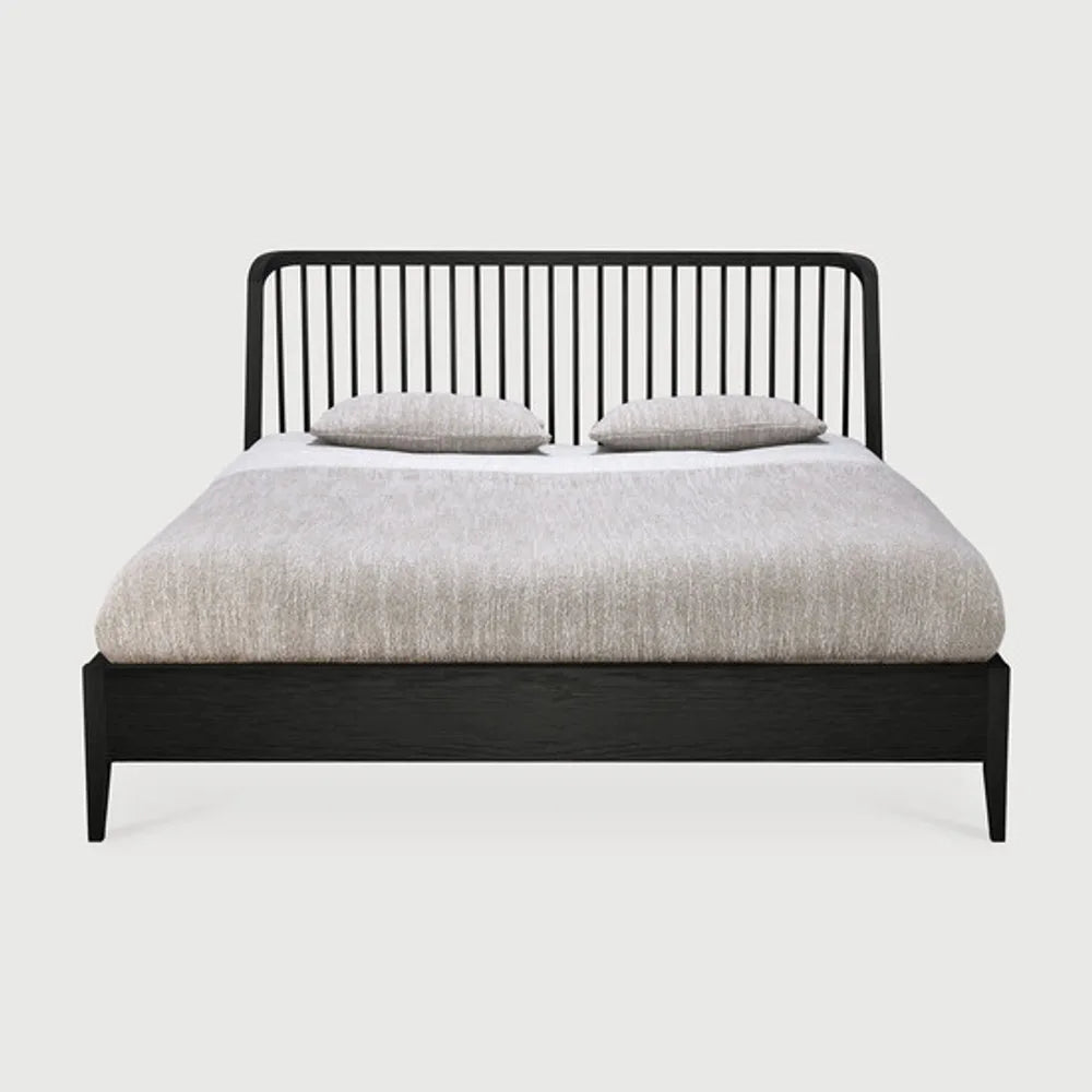 Ethnicraft – Spindle – Lit Spindle – Chêne noir - 180 x 200 cm