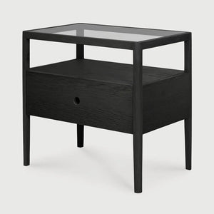 Ethnicraft – Spindle – Table De Chevet Spindle – Chêne noir