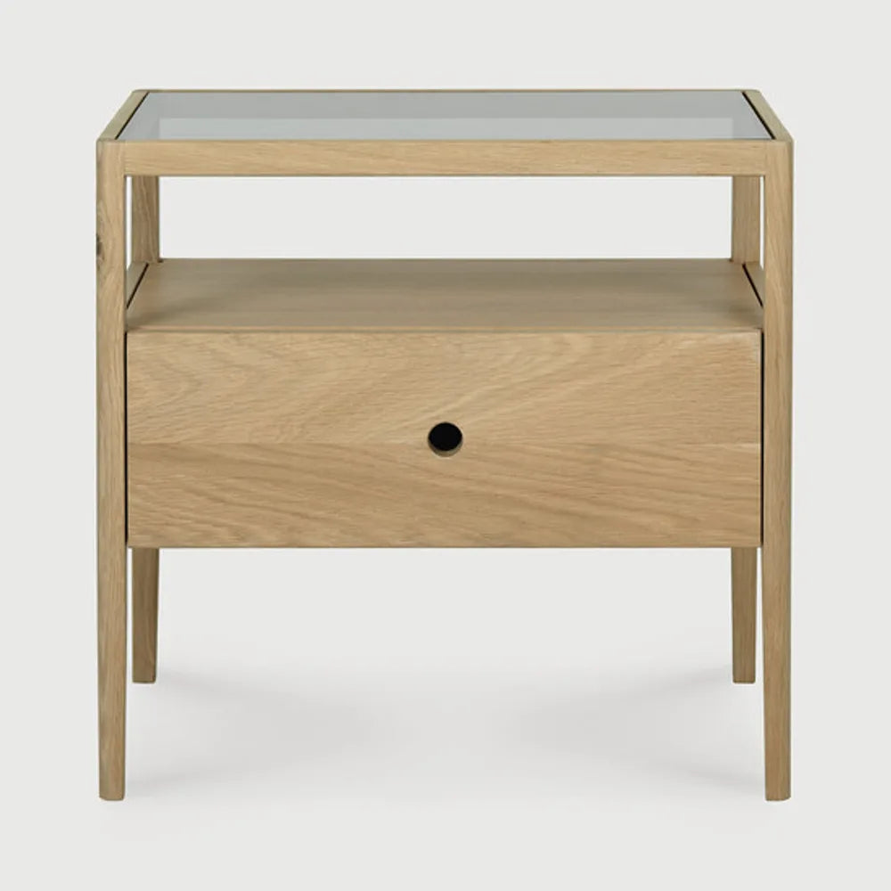 Ethnicraft – Spindle – Table De Chevet Spindle – Chêne