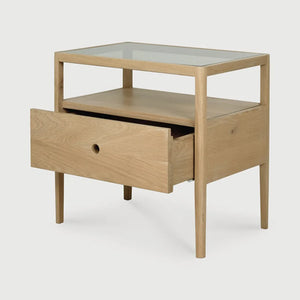 Ethnicraft – Spindle – Table De Chevet Spindle – Chêne