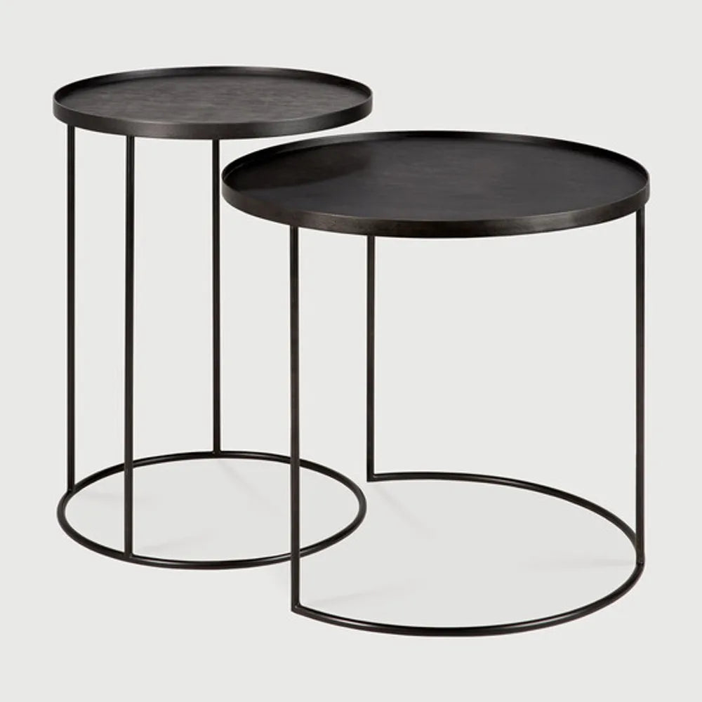 Ethnicraft – Tables à plateau – Set De Table D Appoint A Plateau – Default