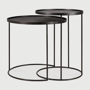 Ethnicraft – Tables à plateau – Set De Table D Appoint A Plateau – Default