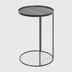 Ethnicraft – Tables à plateau – Table D'Appoint à Plateau – Small - Rond