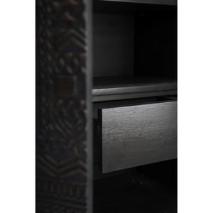 Ethnicraft – Tabwa – Armoire Tabwa – Teck noir clair - 126 x 180 cm