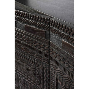 Ethnicraft – Tabwa – Buffet Tabwa – Teck noir clair - 200 cm