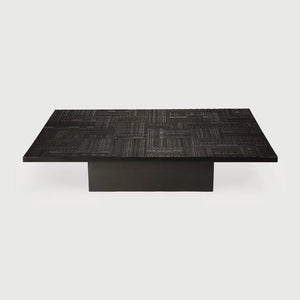 Ethnicraft – Tabwa – Table Basse Tabwa – Teck noir clair