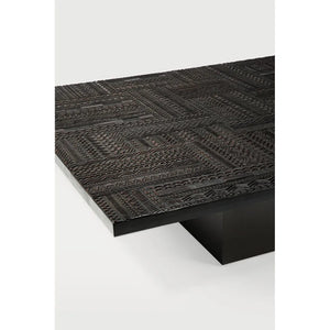 Ethnicraft – Tabwa – Table Basse Tabwa – Teck noir clair