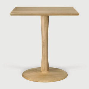 Ethnicraft – Torsion – Table Torsion – Chêne - Carré - Standard, 76 cm - 70 cm