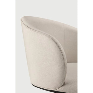 Ethnicraft – Unda – Chaise De Bureau Unda – Salt - Sans roues