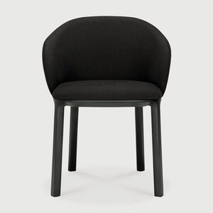 Ethnicraft – Unda – Chaise Unda – Charcoal - Chêne noir