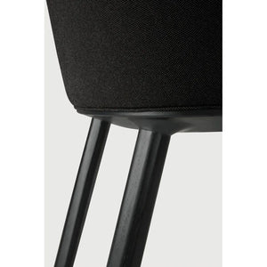 Ethnicraft – Unda – Chaise Unda – Charcoal - Chêne noir