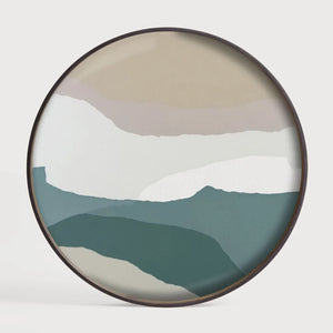 Ethnicraft – Wabi Sabi – Plateau En Verre Wabi Sabi – Rond
