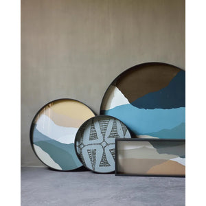 Ethnicraft – Wabi Sabi – Plateau En Verre Wabi Sabi en situation