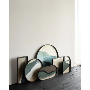 Ethnicraft – Wabi Sabi – Plateau En Verre Wabi Sabi en situation