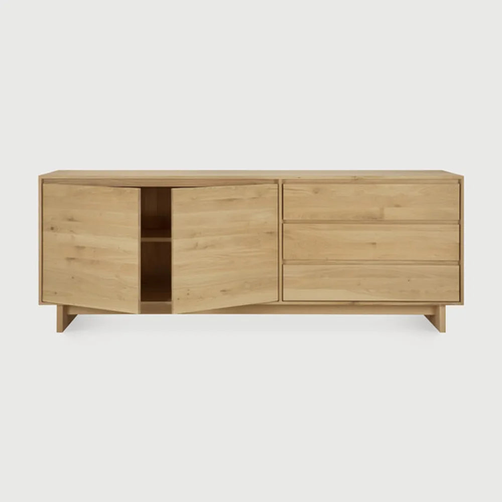 Ethnicraft – Wave – Buffet Wave – Chêne - 205 cm