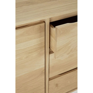 Ethnicraft – Wave – Buffet Wave – Chêne - 205 cm