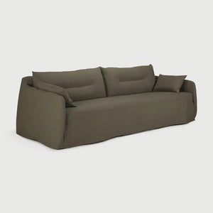 Ethnicraft – Weave – Canapé Weave – Vert - 3 personnes