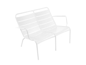 Fermob Luxembourg Fauteuil bas duo — Blanc coton