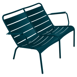 Fermob Luxembourg Fauteuil bas duo — Bleu acapulco