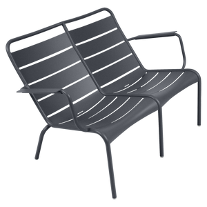 Fermob Luxembourg Fauteuil bas duo — Carbone