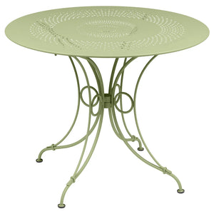 Fermob – 1900 – Table ø 96 cm – Vert tilleul