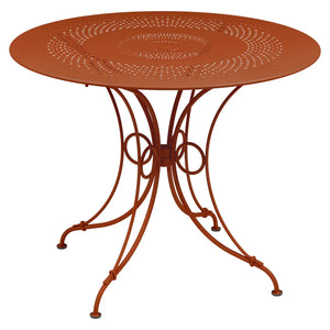 Fermob – 1900 – Table ø 96 cm – Orange confite