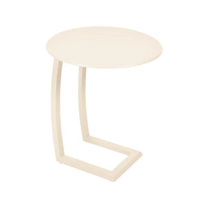 Fermob – Alizé – Table basse déportée ø 48 cm – Beige latte
