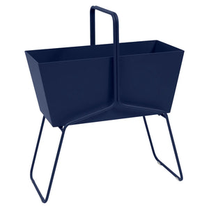 Fermob – Basket – Jardinière haute – Bleu abysse