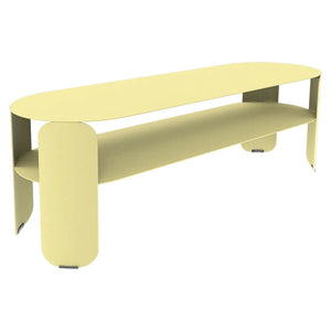 Fermob – Bebop – Console basse 120 x 40 cm - H. 42 cm – Citron givré