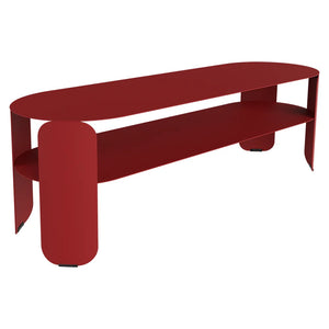 Fermob – Bebop – Console basse 120 x 40 cm - H. 42 cm – Piment
