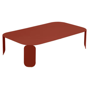Fermob – Bebop – Table basse 120 x 70 cm - H.29 cm – Ocre rouge