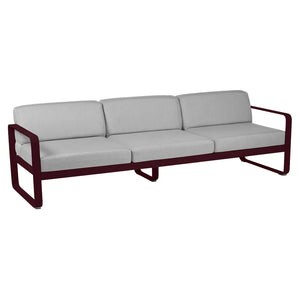 Fermob – Bellevie – Canapé 3 places – Cerise noire