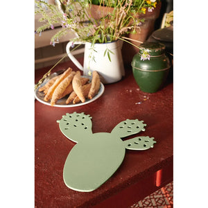 Fermob – Bouquet sauvage – Dessous de plat cactus 25.5 x 24 cm en situation