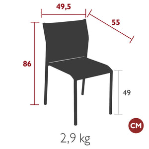 Fermob – Chaise – guide de dimensions