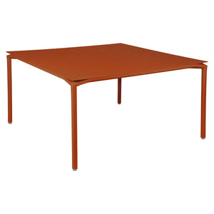 Fermob – Calvi – Table 140 x 140 cm – Orange confite