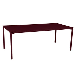 Fermob – Calvi – Table 195 x 95 cm – Cerise noire