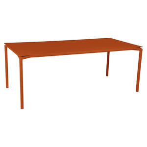 Fermob – Calvi – Table 195 x 95 cm – Orange confite