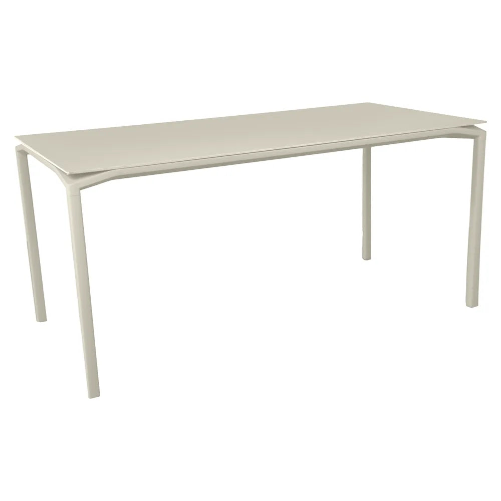 Fermob – Calvi – Table mat velouté 126 x 63 cm – Gris argile