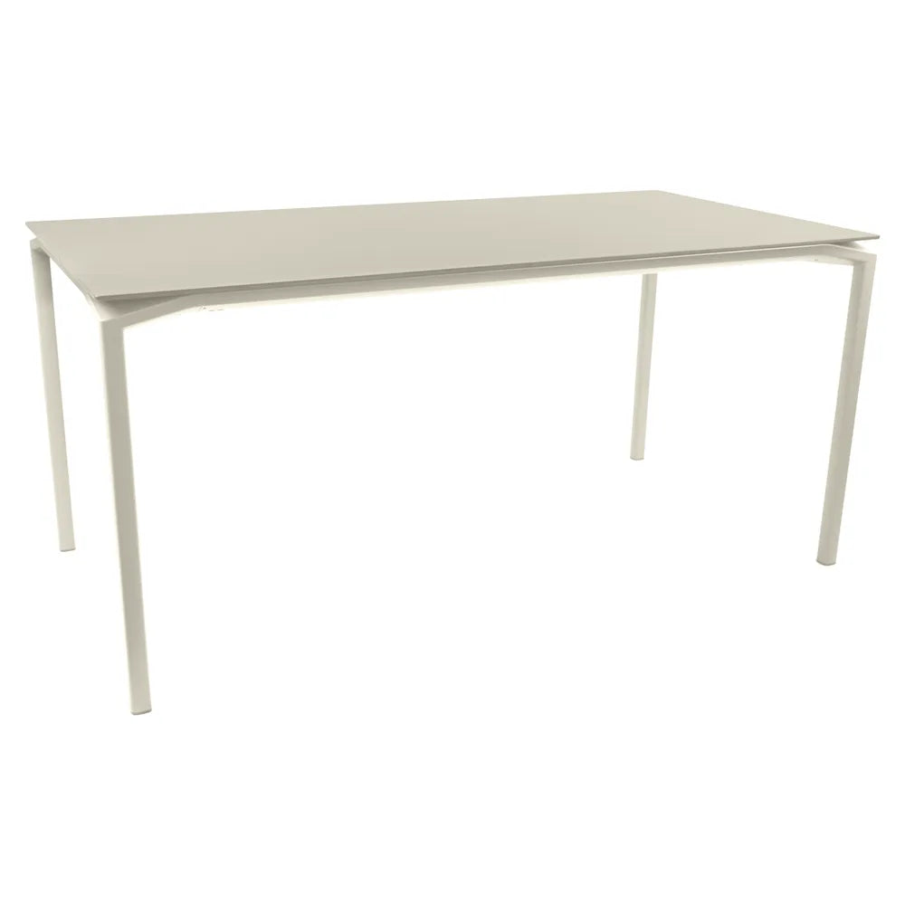Fermob – Calvi – Table mat velouté 160 x 80 cm – Gris argile